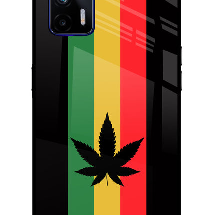 Weed Flag Realme GT 5G Glass Case Back Cover by Casekaro