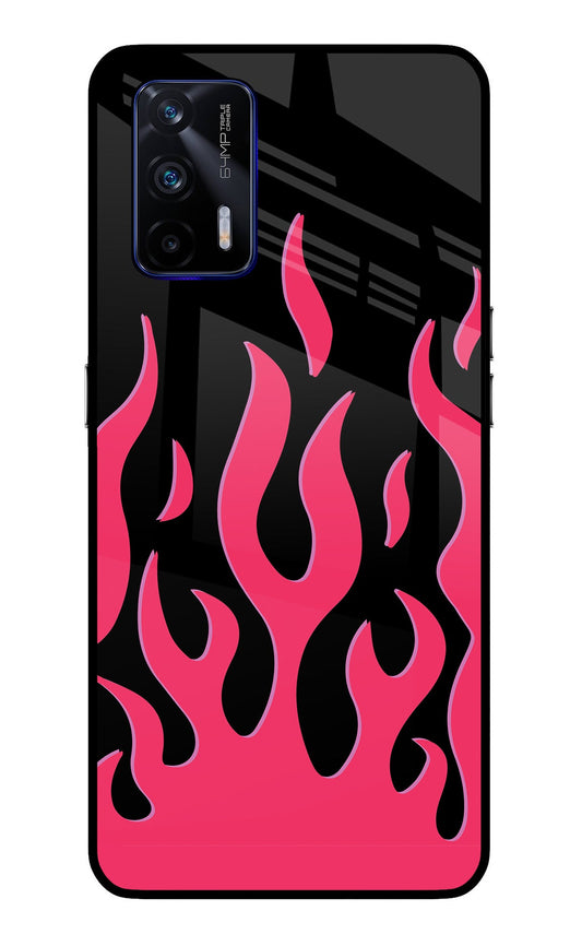 Fire Flames Realme GT 5G Glass Case