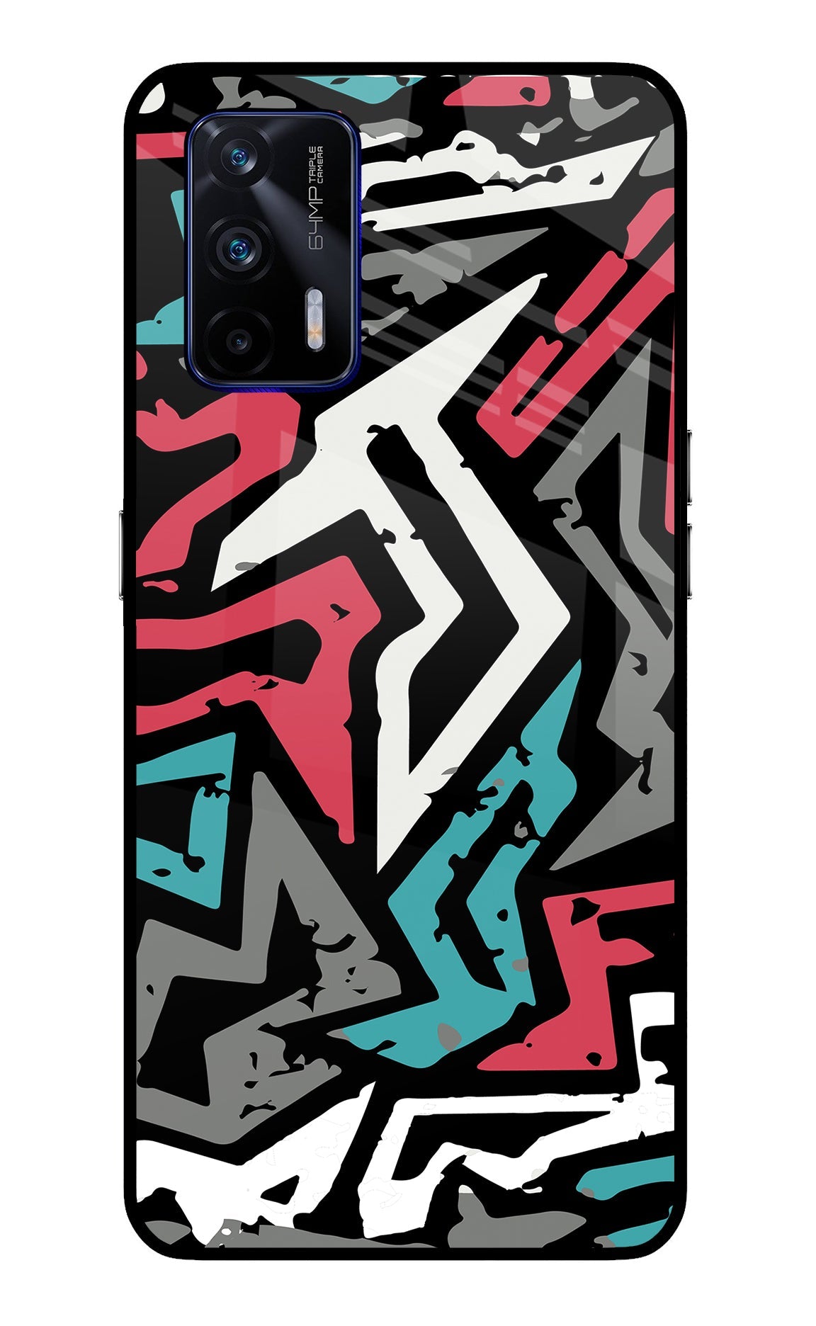 Geometric Graffiti Realme GT 5G Back Cover