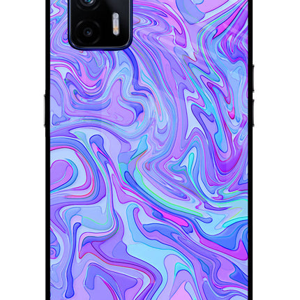 Glitter Realme GT 5G Glass Case Back Cover by Casekaro