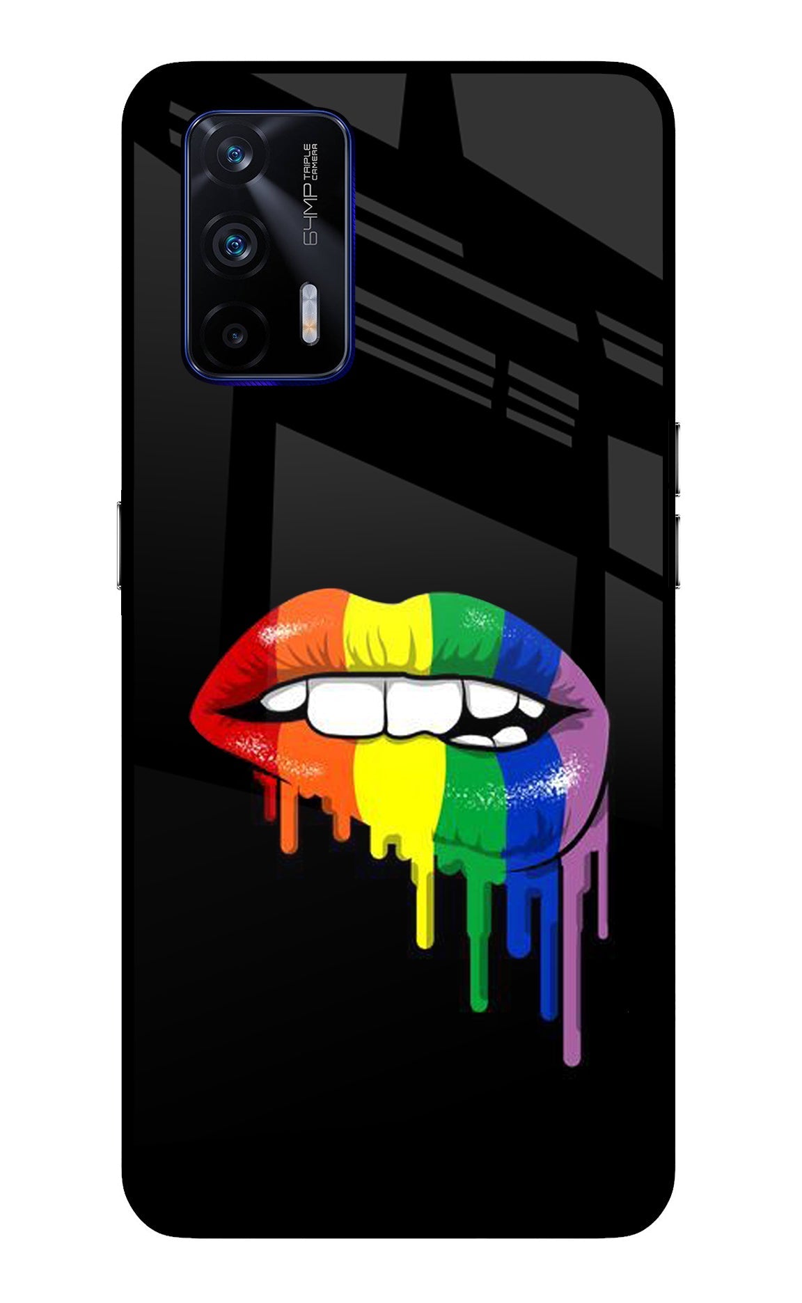 Lips Biting Realme GT 5G Glass Case