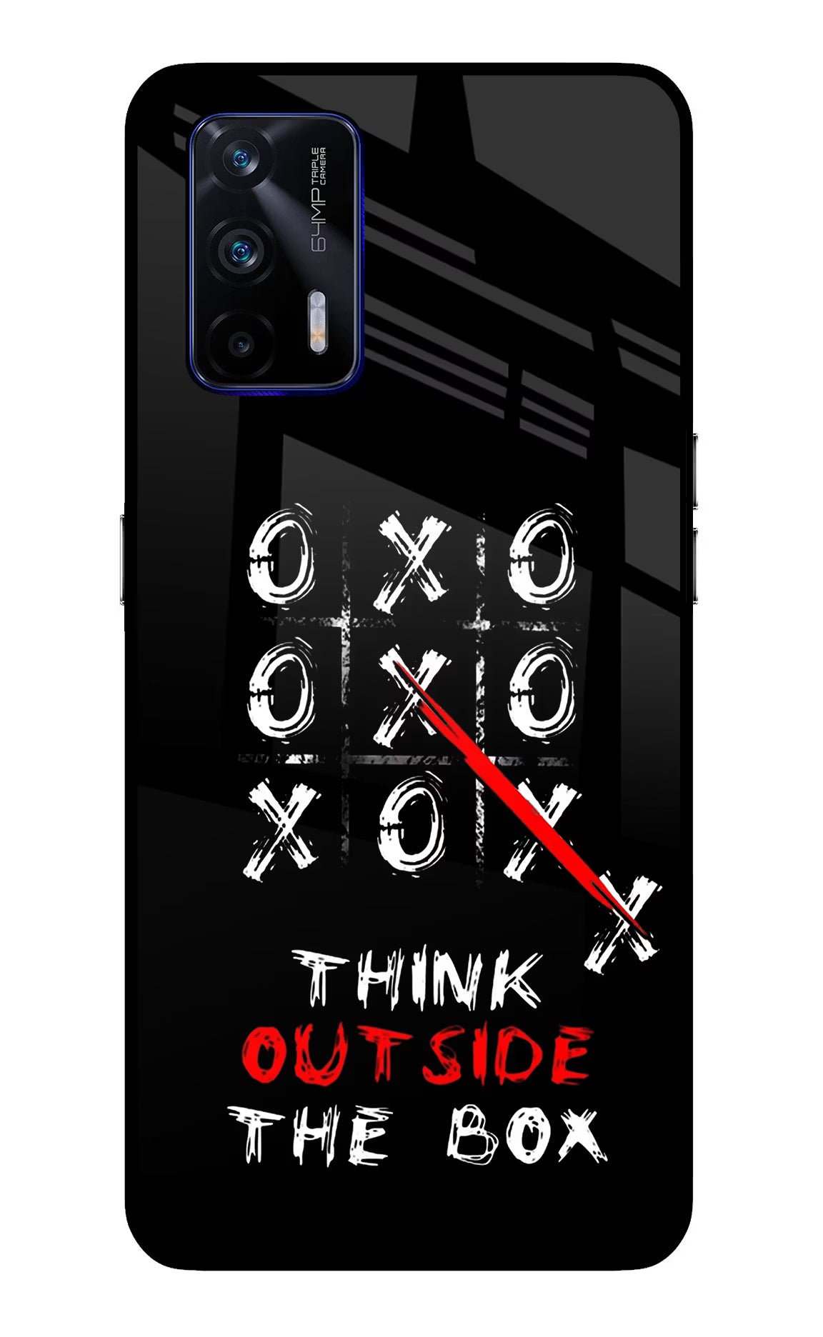 Think out of the BOX Realme GT 5G Glass Case Back Cover by Casekaro