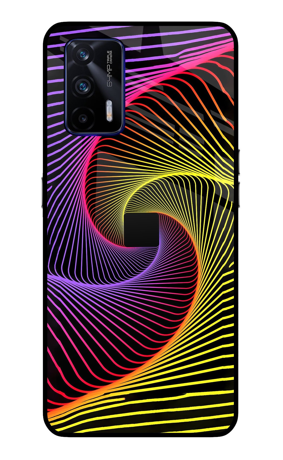 Colorful Strings Realme GT 5G Glass Case