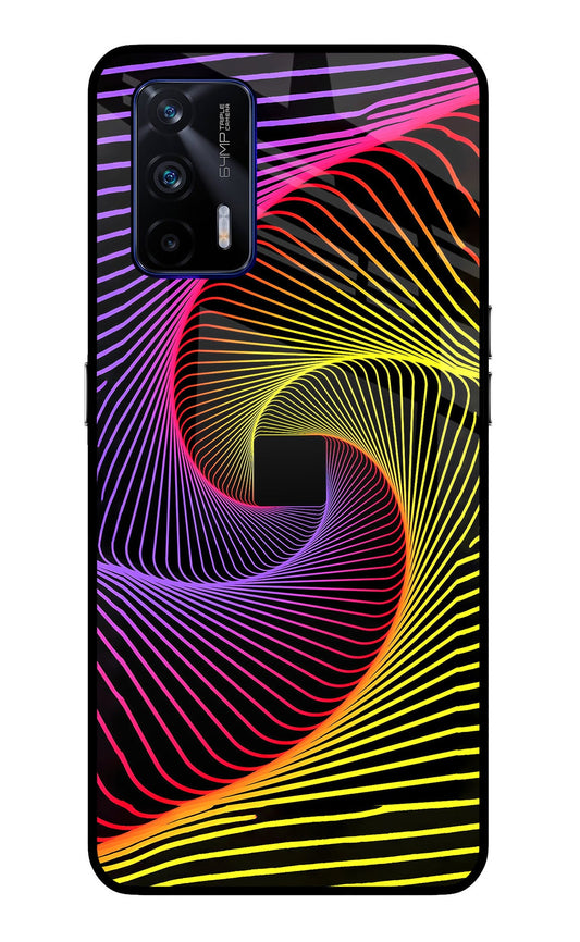 Colorful Strings Realme GT 5G Glass Case