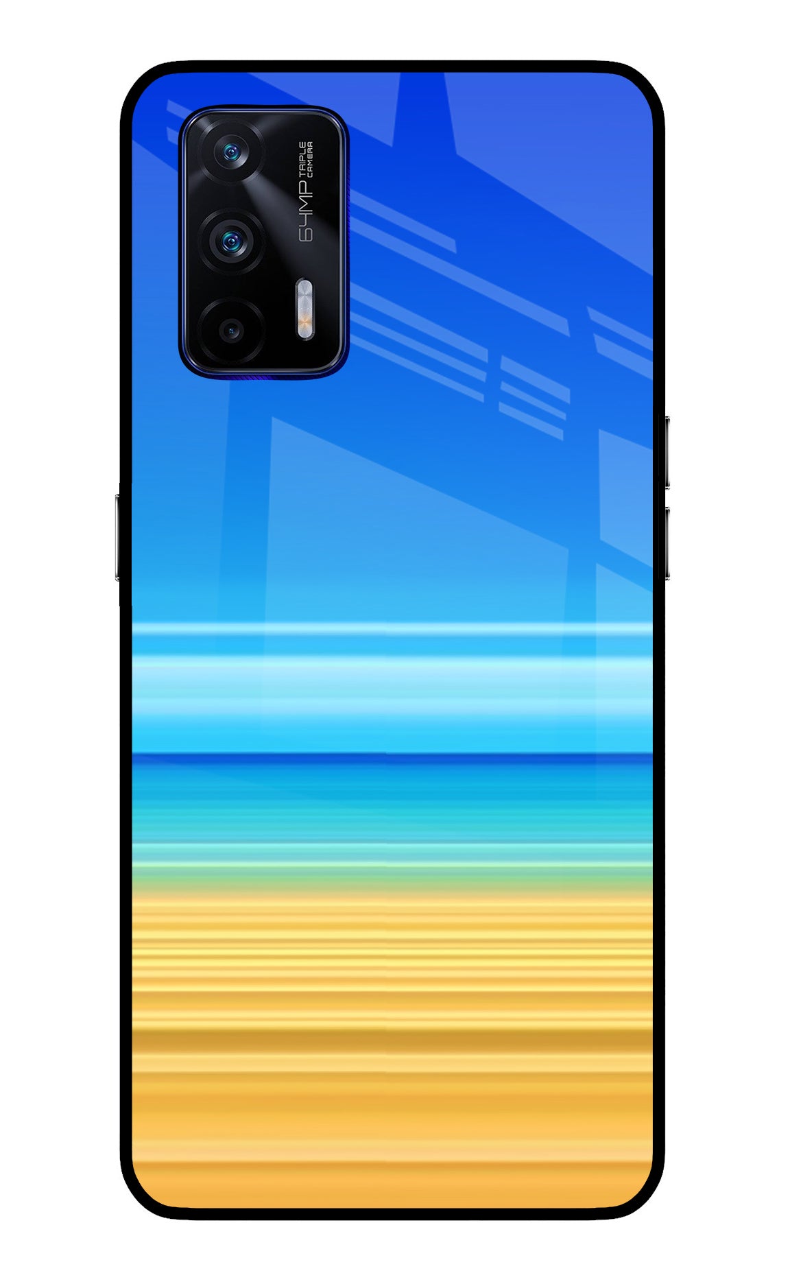 Beach Art Realme GT 5G Glass Case