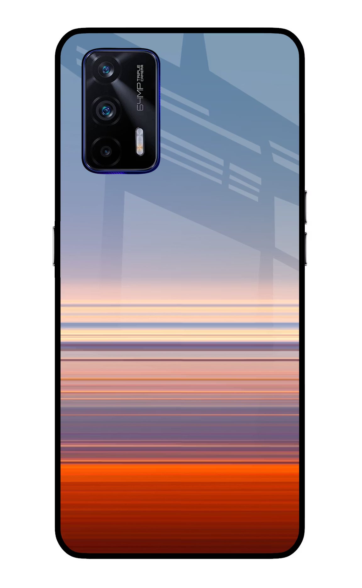 Morning Colors Realme GT 5G Glass Case Back Cover by Casekaro