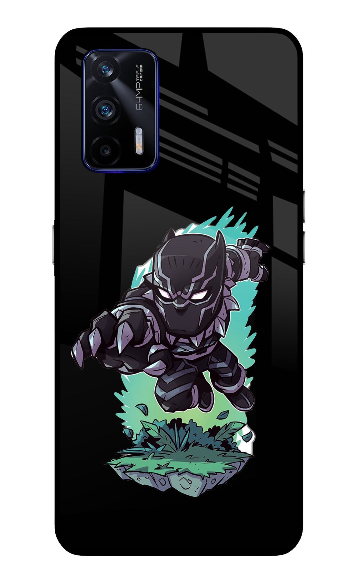 Black Panther Realme GT 5G Glass Case