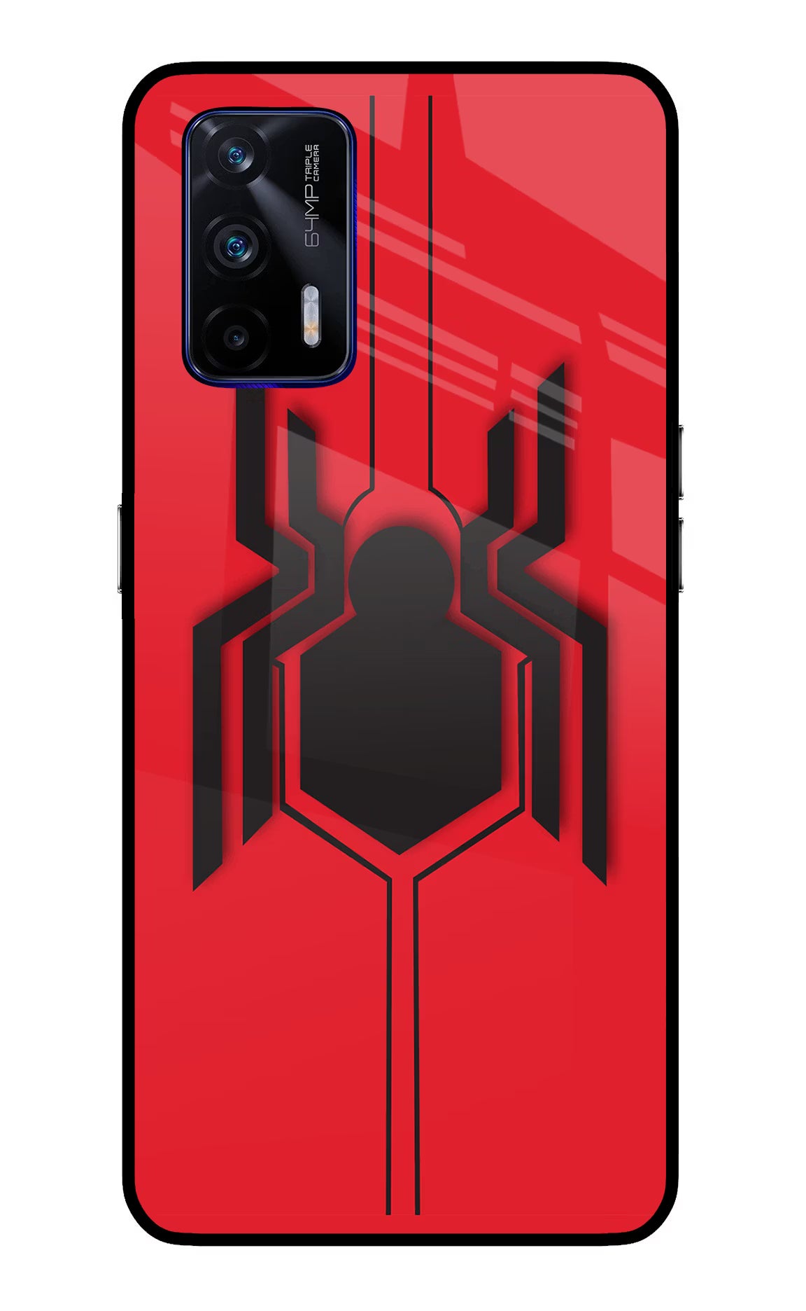 Spider Realme GT 5G Glass Case Back Cover by Casekaro