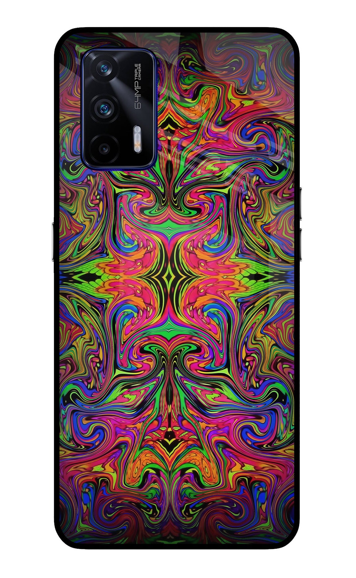 Psychedelic Art Realme GT 5G Glass Case