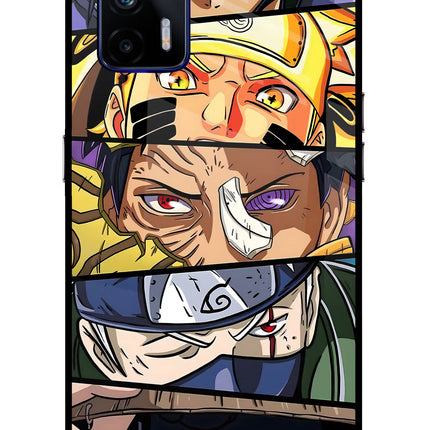 Naruto Character Realme GT 5G Glass Case Back Cover by Casekaro