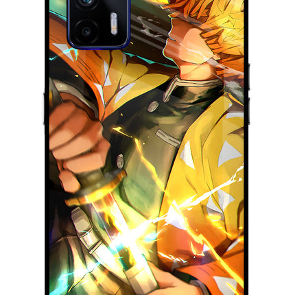 Demon Slayer Realme GT 5G Glass Case Back Cover by Casekaro