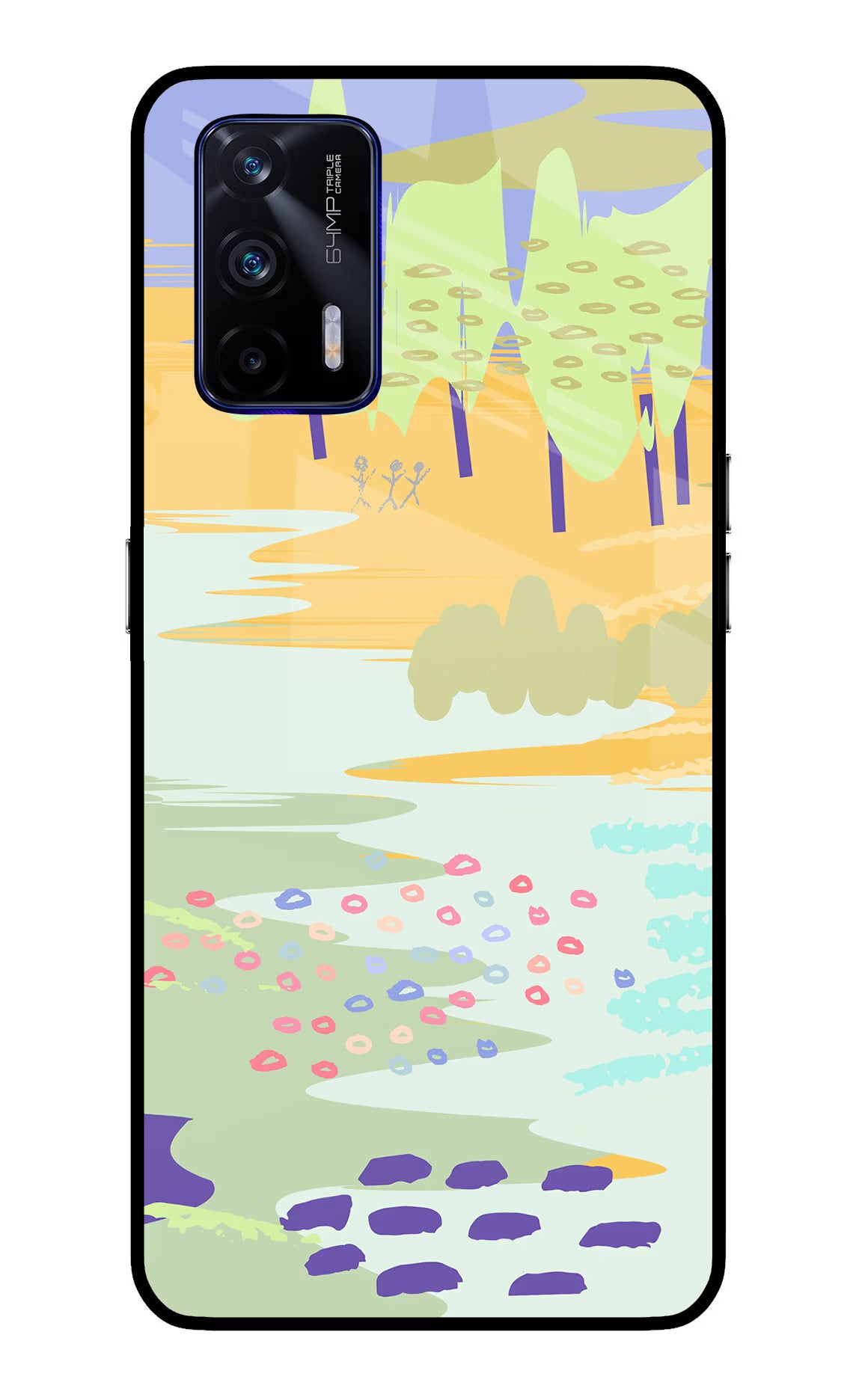 Scenery Realme GT 5G Glass Case Back Cover by Casekaro