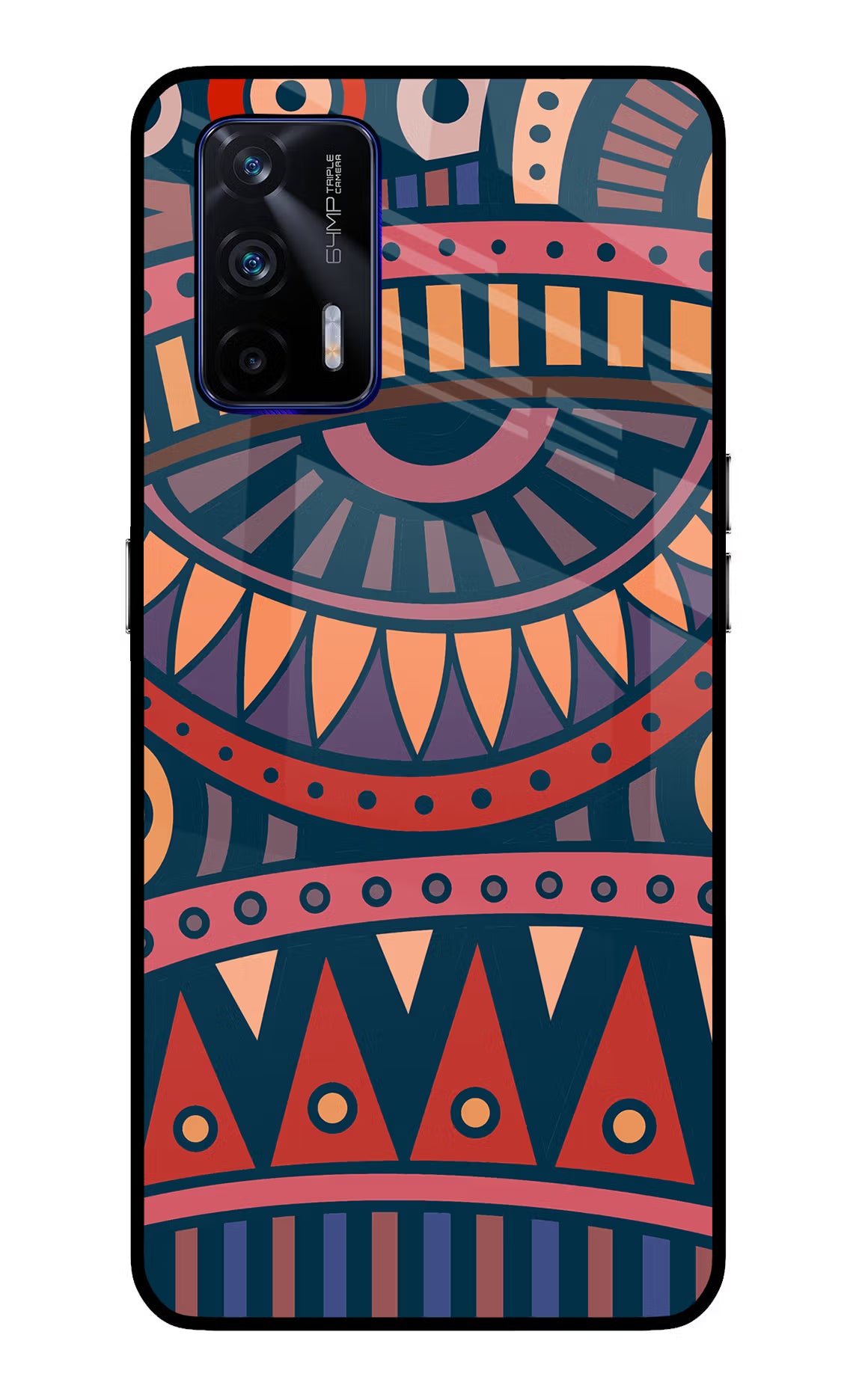 African Culture Design Realme GT 5G Glass Case Back Cover by Casekaro