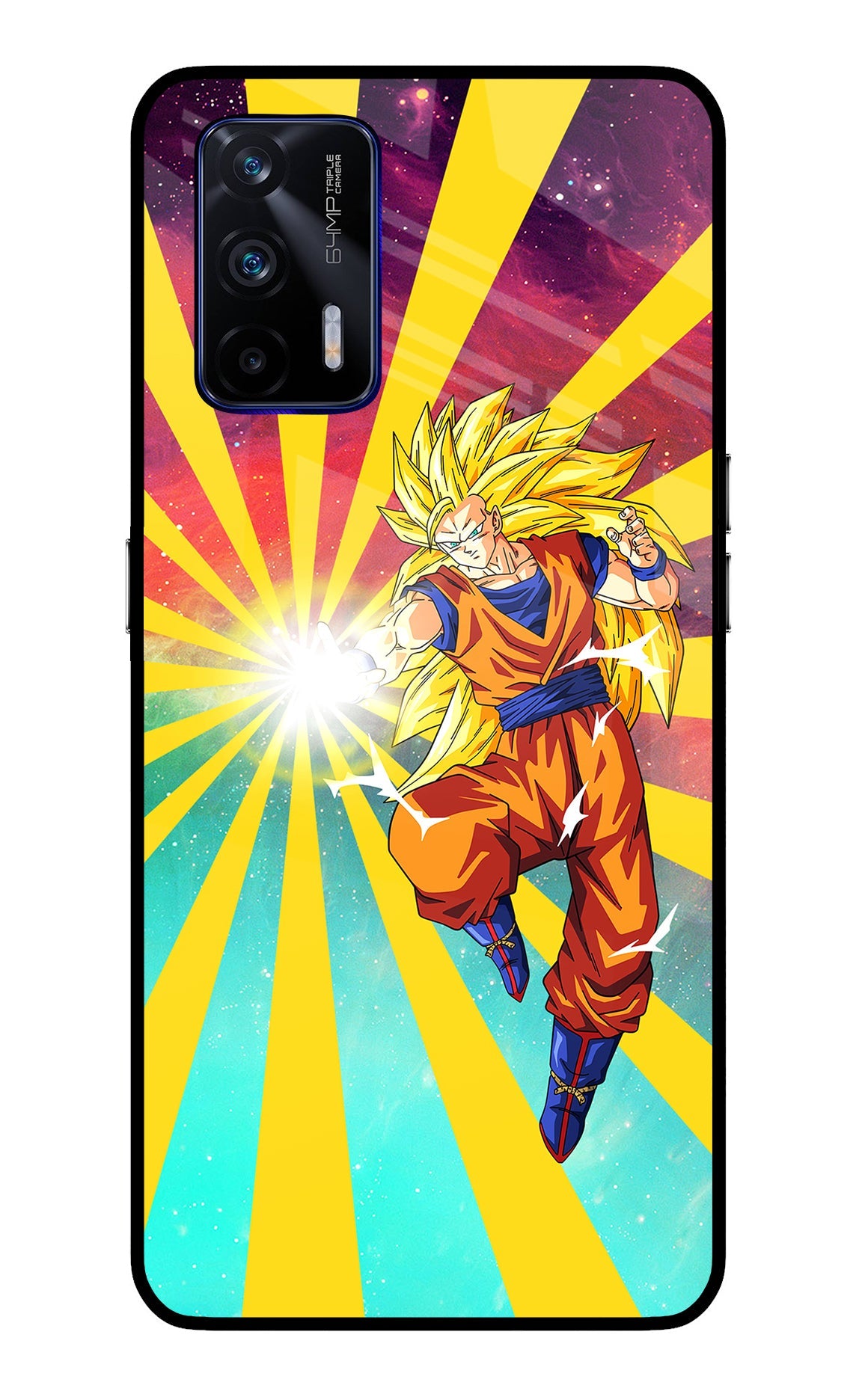 Goku Super Saiyan Realme GT 5G Glass Case