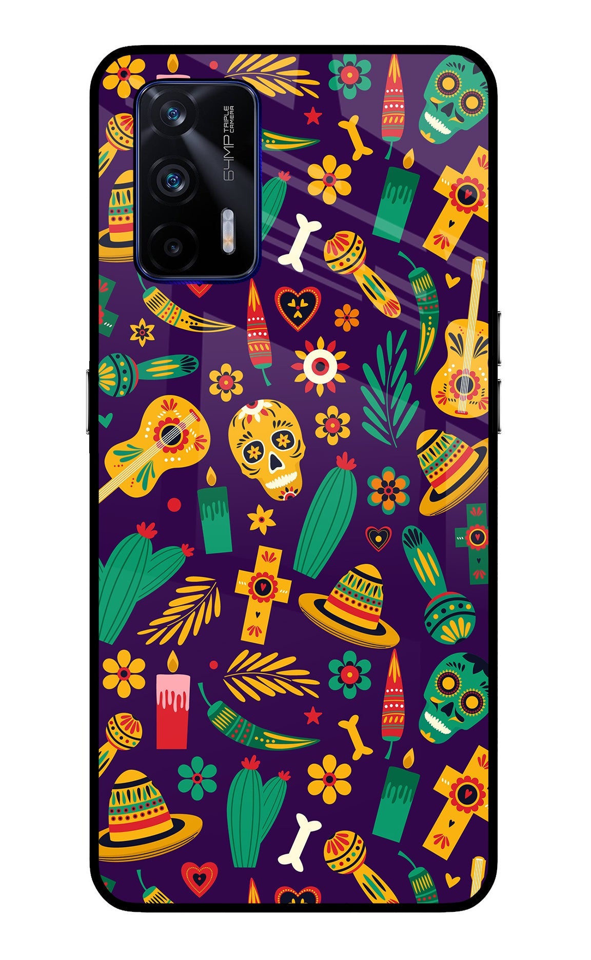 Mexican Artwork Realme GT 5G Glass Case