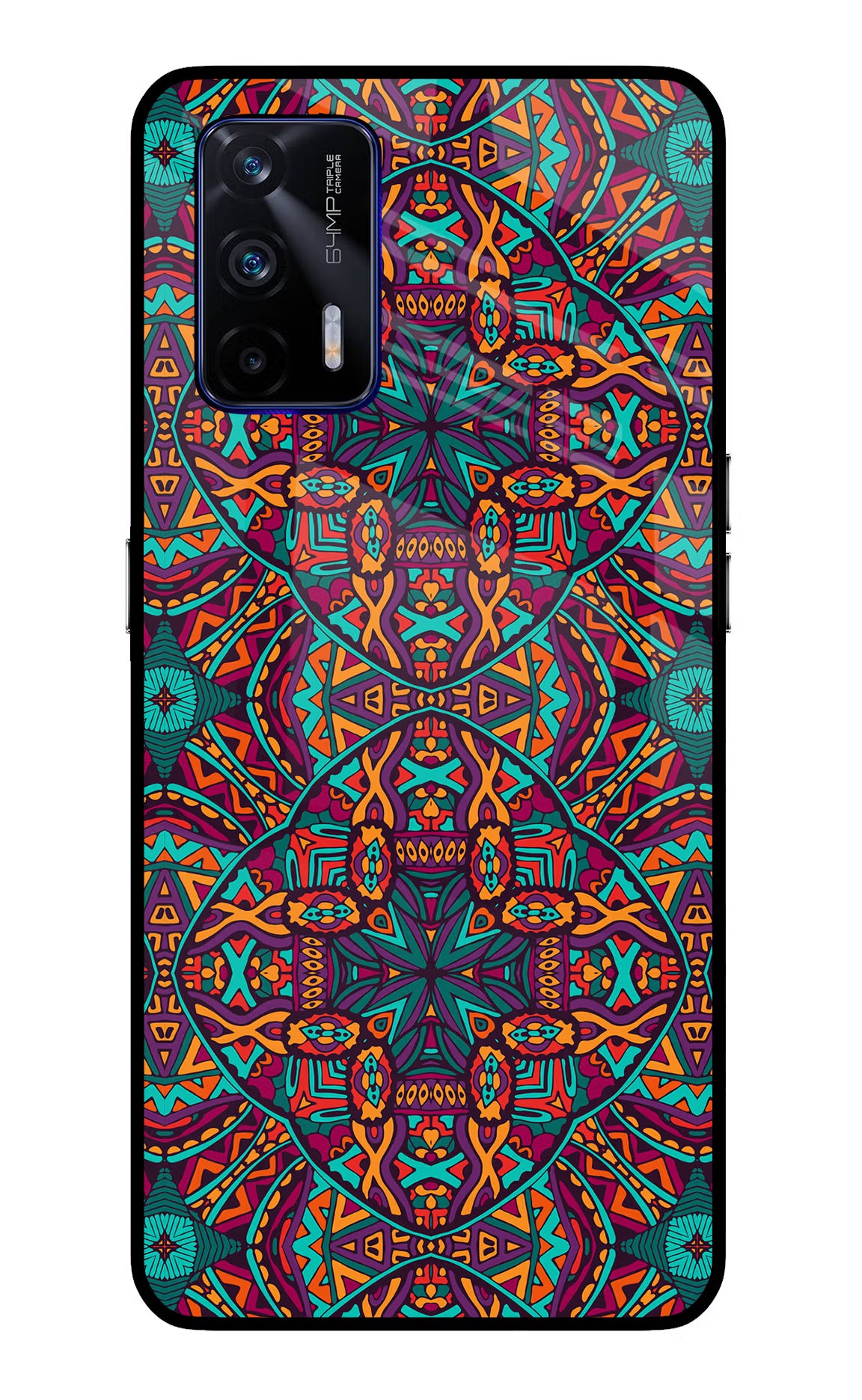 Colour Mandala Realme GT 5G Glass Case