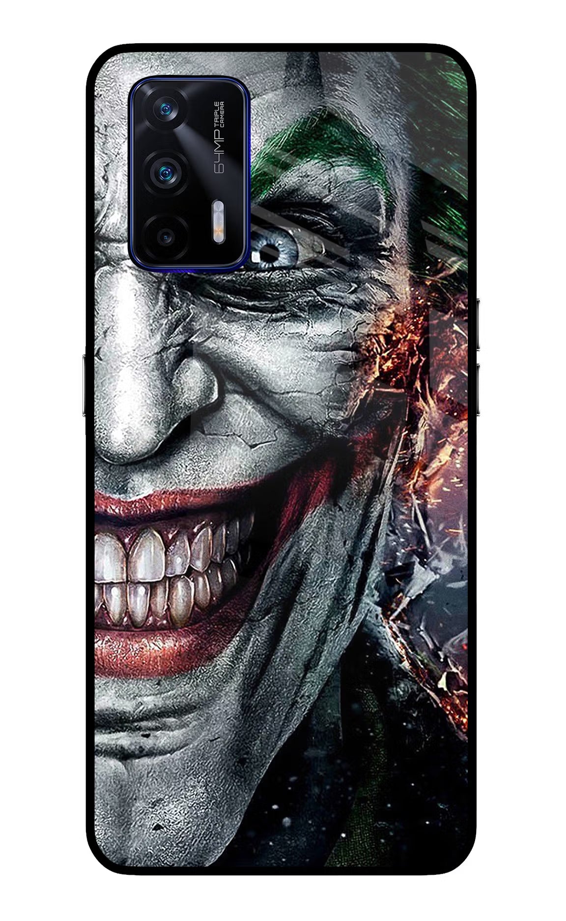 Joker Cam Realme GT 5G Glass Case Back Cover by Casekaro