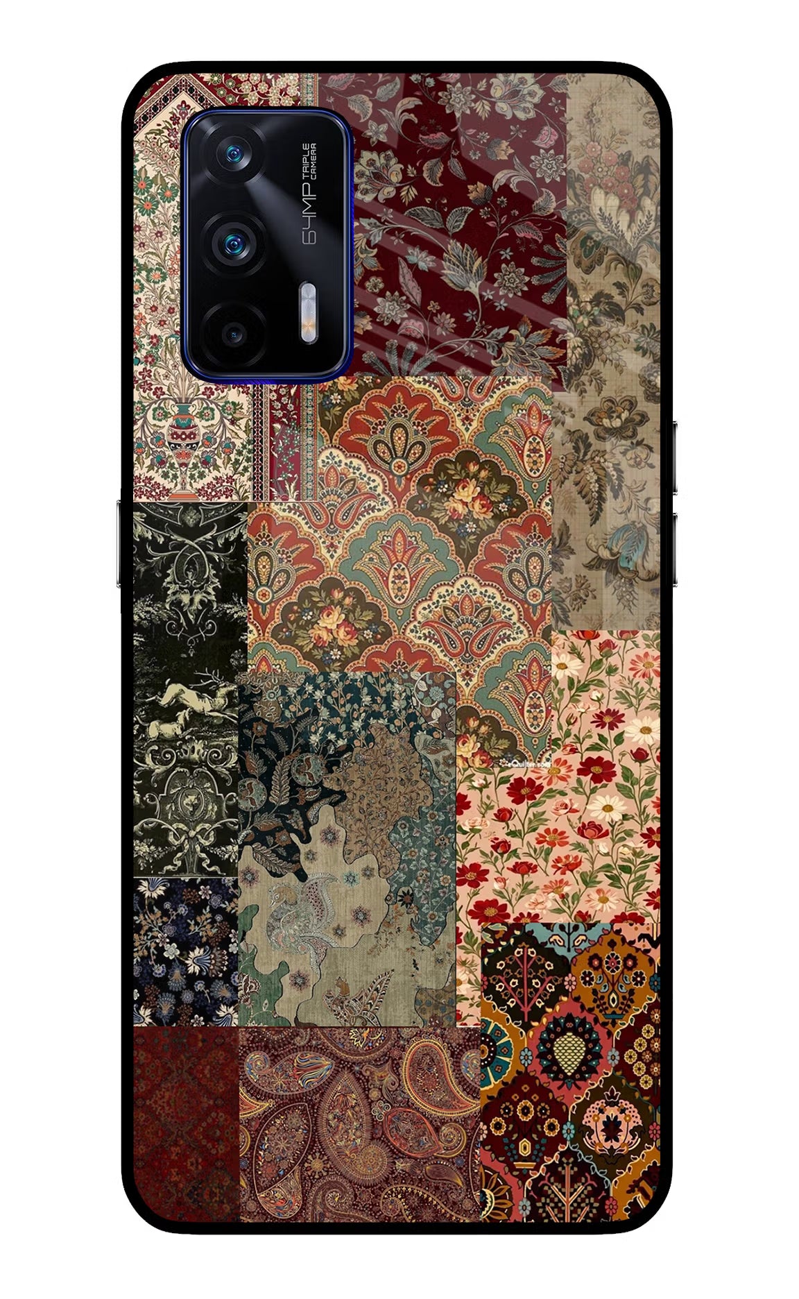 Desi Print Realme GT 5G Glass Case Back Cover by Casekaro