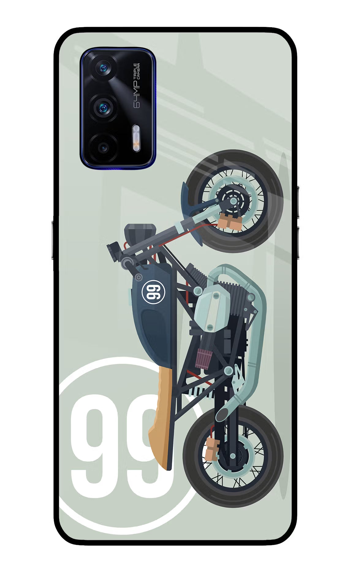 Classic Cafe Racer 99 Realme GT 5G Glass Case