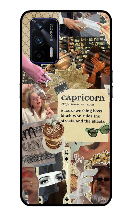 Capricorn Zodiac Realme GT 5G Glass Case
