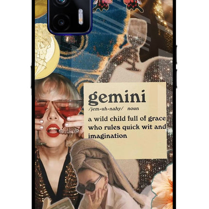 Gemini Zodiac Realme GT 5G Glass Case