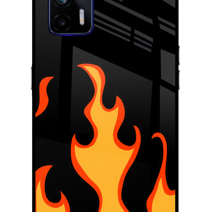 Fired Up – Black Realme GT 5G Glass Case