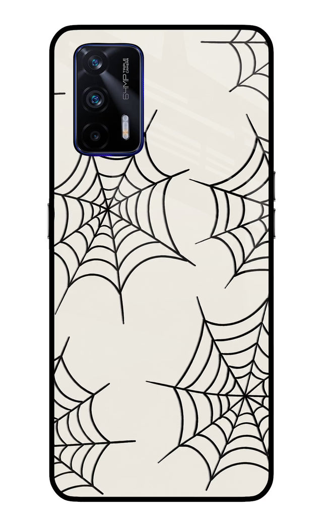 Spider Web Realme GT 5G Glass Case