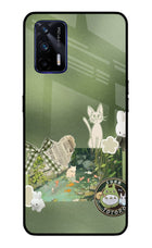Aesthetic anime Realme GT 5G Glass Case