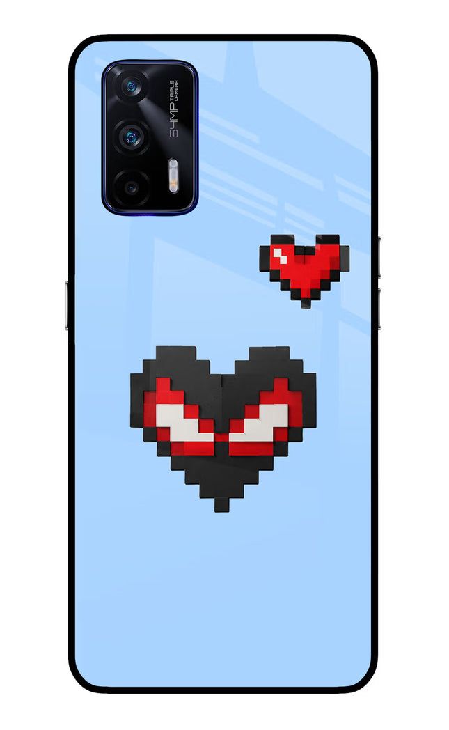 Peter Heart Realme GT 5G Glass Case