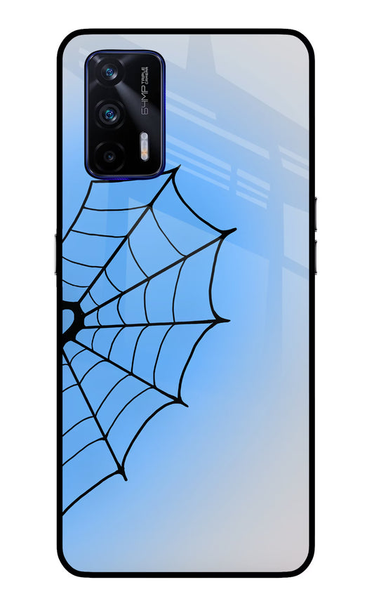Blue Web Realme GT 5G Glass Case