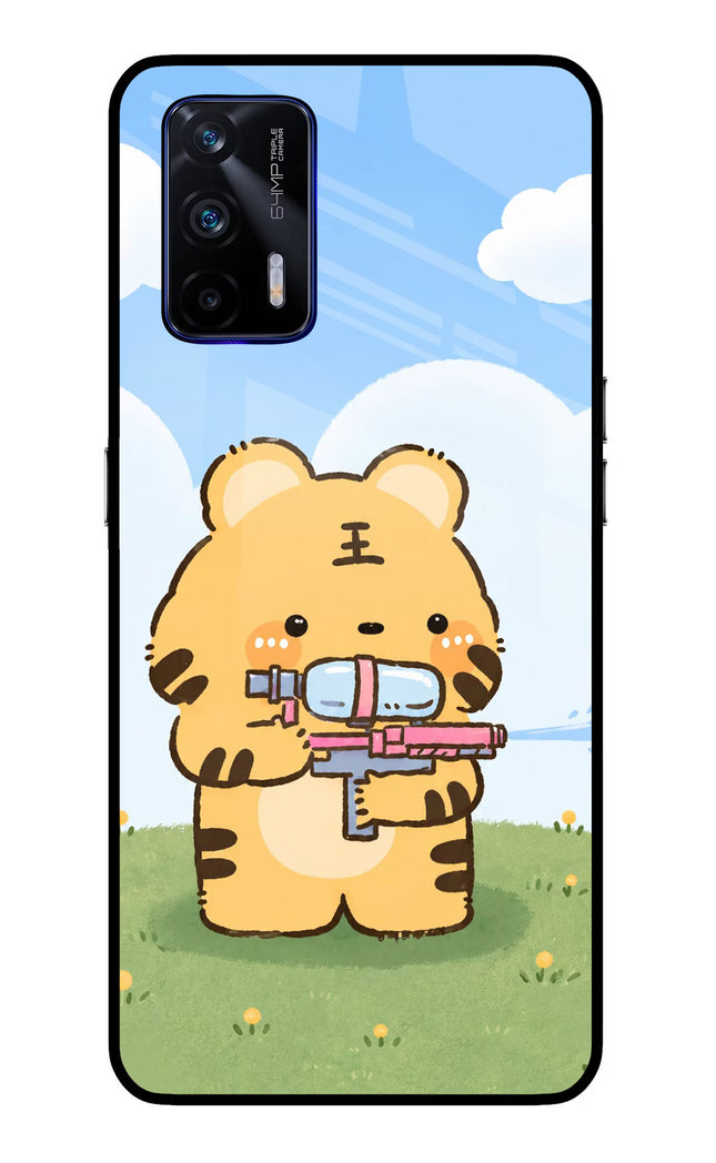Tiger Treat Realme GT 5G Glass Case