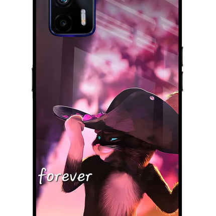 Forever Cat Realme GT 5G Glass Case