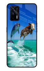 Dolphin vs Cow Realme GT 5G Glass Case