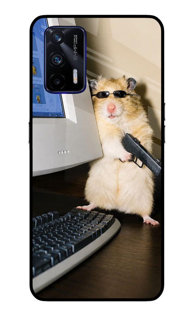 Hacker Hamster Realme GT 5G Glass Case