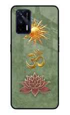 Om & Lotus Realme GT 5G Glass Case