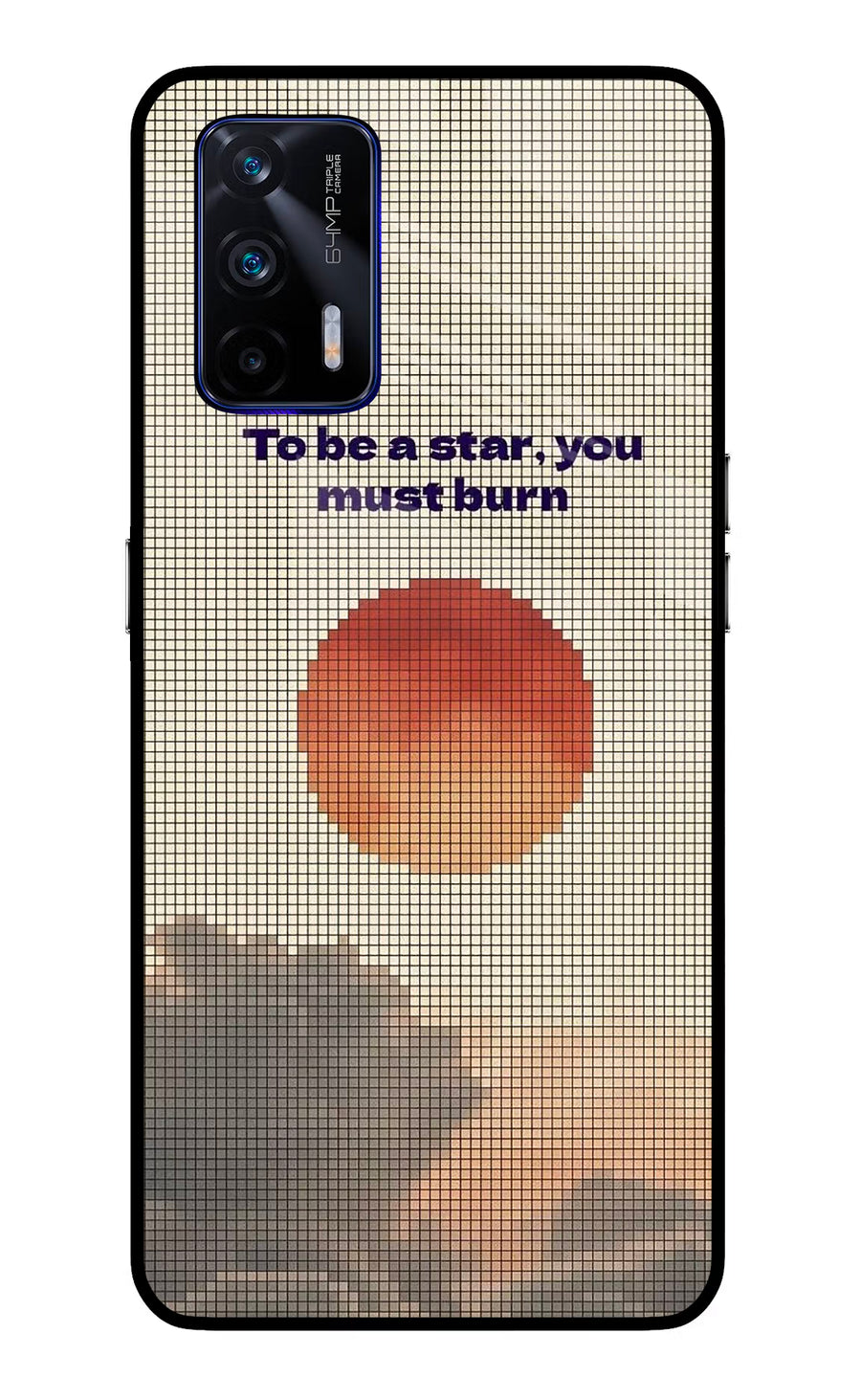 Pixel Sun Realme GT 5G Back Cover, Glass case