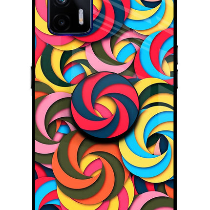 Spiral Pattern Realme GT 5G Pop Case by Casekaro