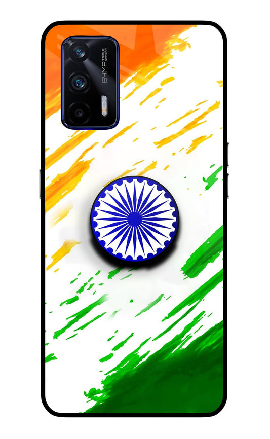 Indian Flag Ashoka Chakra Realme GT 5G Glass Case