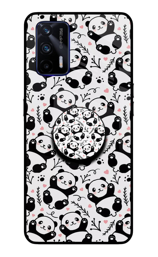 Cute Panda Realme GT 5G Glass Case