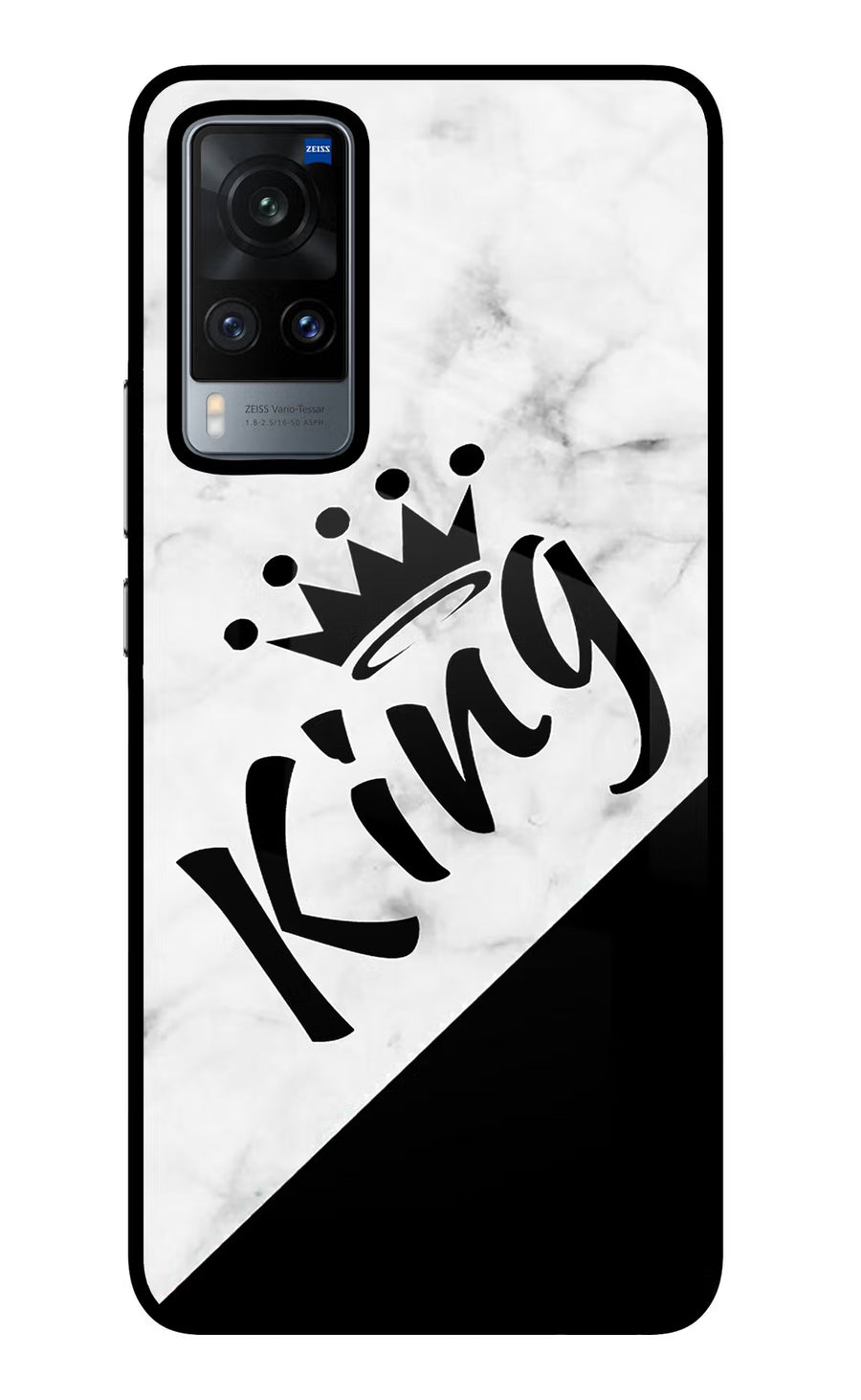 King Vivo X60 Back Cover, Glass case