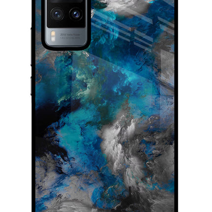 Artwork Vivo X60 Glass Case Back Cover by Casekaro