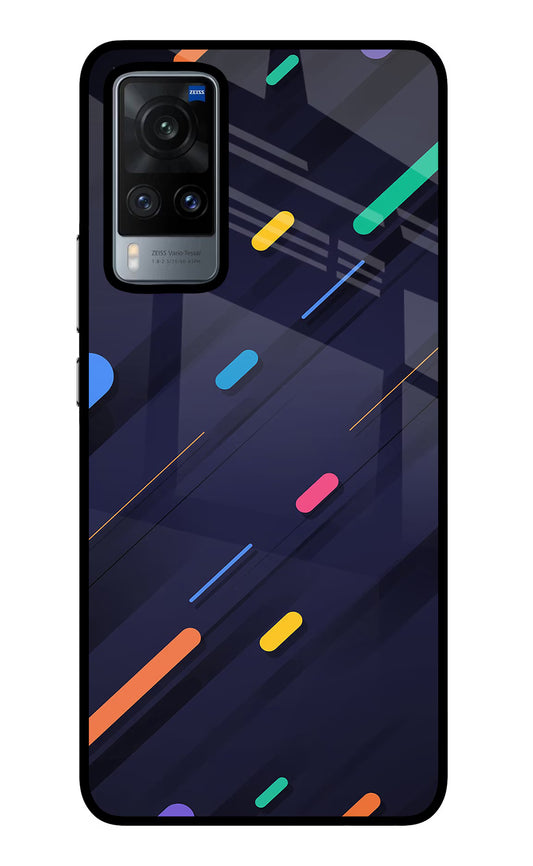 Abstract Design Vivo X60 Glass Case