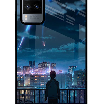 Anime Vivo X60 Glass Case Back Cover by Casekaro