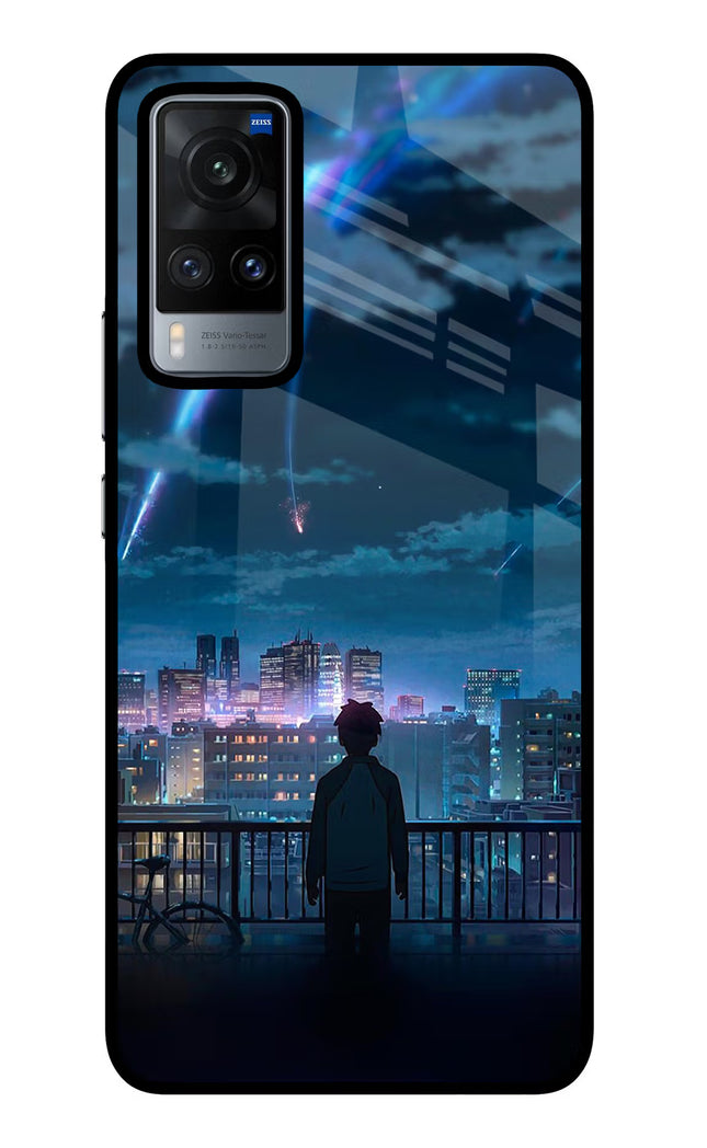 Anime Vivo X60 Glass Case Back Cover by Casekaro