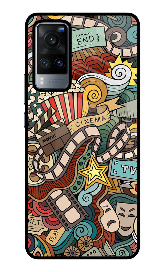 Cinema Abstract Vivo X60 Glass Case