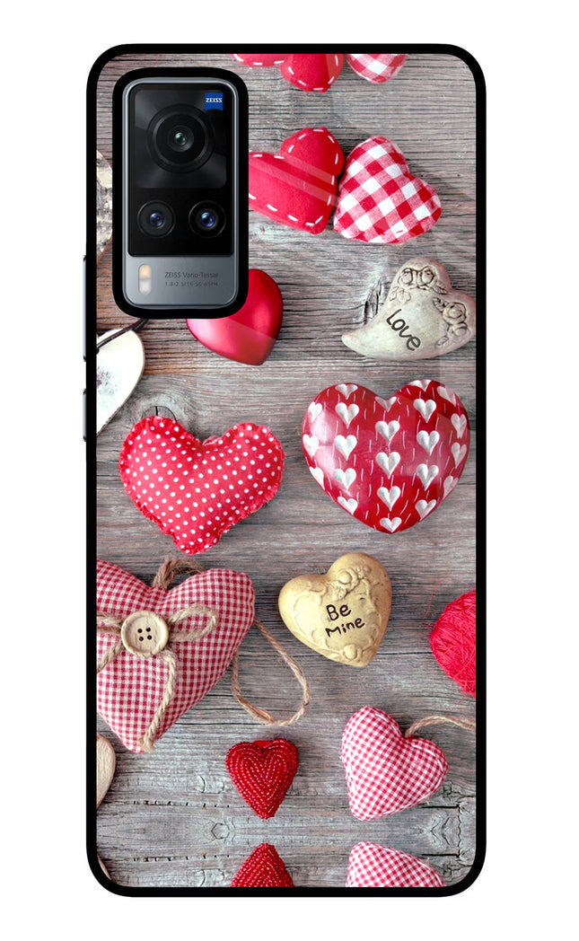 Love Wallpaper Vivo X60 Glass Case Back Cover by Casekaro