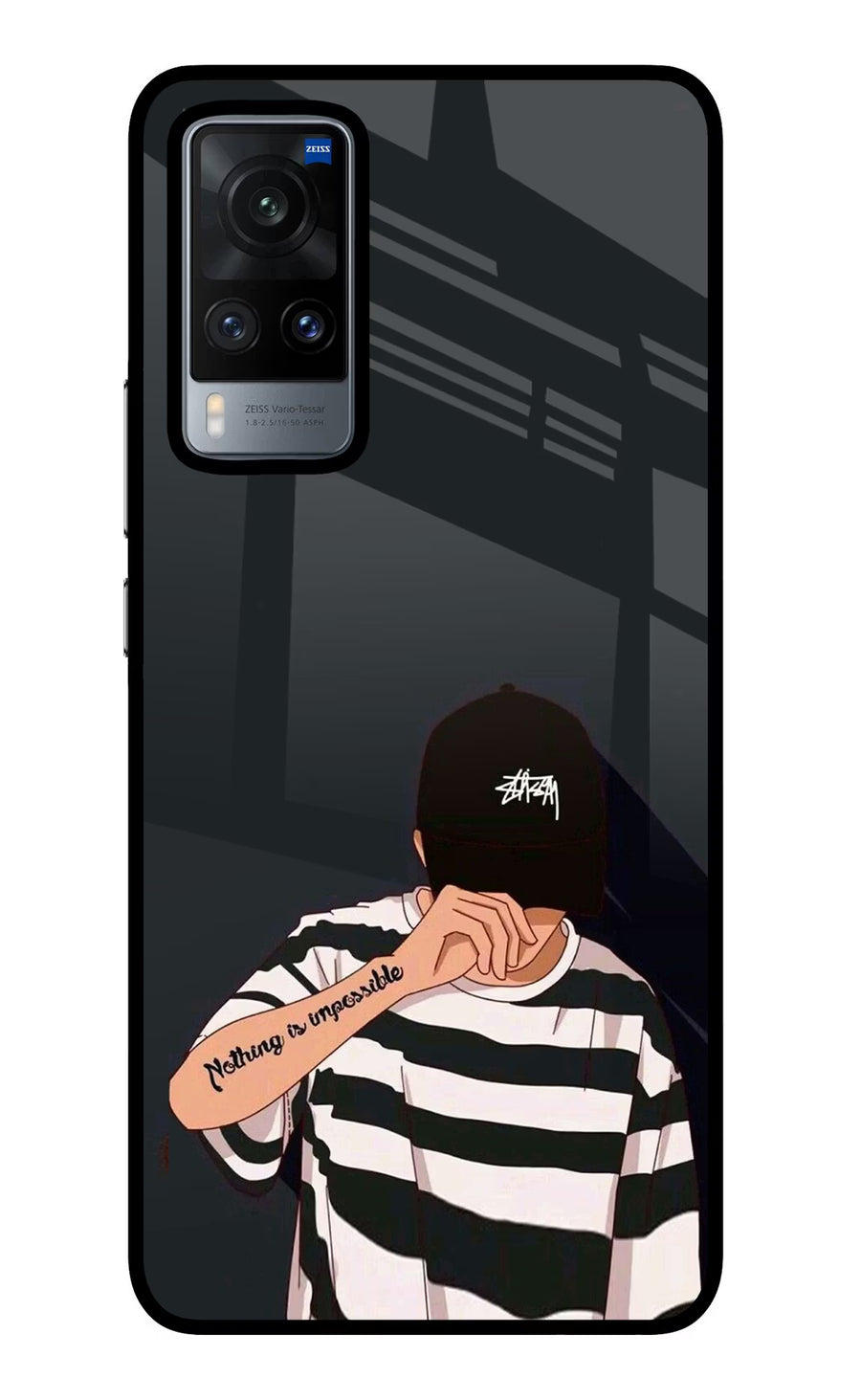 Aesthetic Boy Vivo X60 Back Cover, Glass case