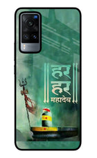 Har Har Mahadev Shivling Vivo X60 Glass Case
