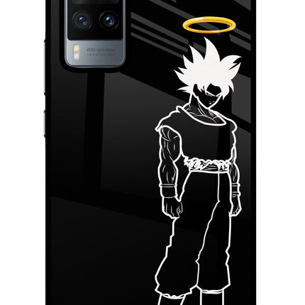 DBS Character Vivo X60 Glass Case Back Cover by Casekaro