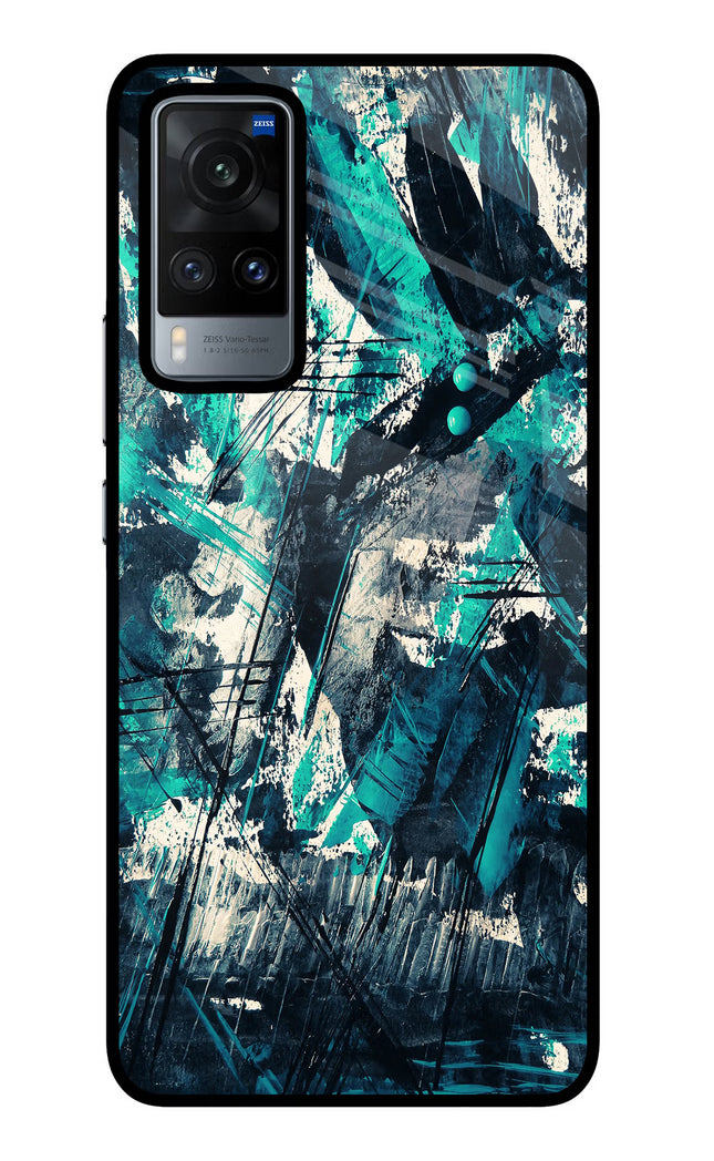 Artwork Vivo X60 Glass Case Back Cover by Casekaro